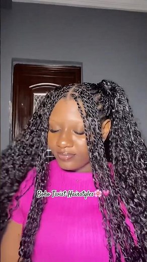 Boho twist hairstyles | Different ways to style your boho braids