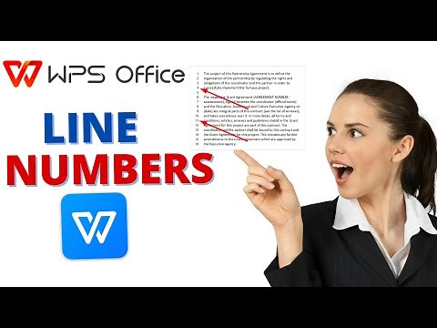 1.13 Adding Line numbers in WPS Office Suite