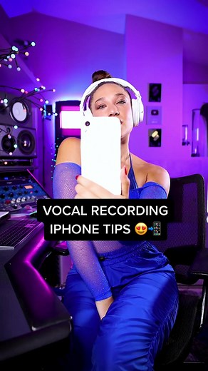 Vocal Recording tips for iPhone 📱Try these audio hacks for better quality vocals in your songs 🔥 #vocalproduction #voicememos #iphonetricks