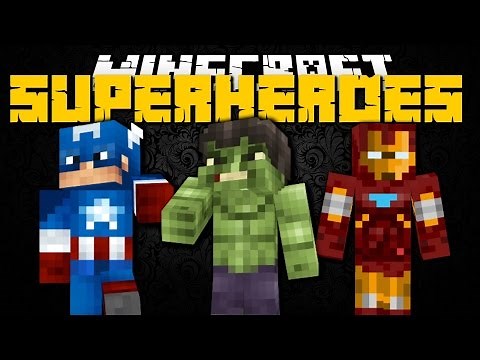 Minecraft Mod Showcase: SUPERHEROES UNLIMITED (HULK, IRON MAN & CAPTAIN AMERICA)