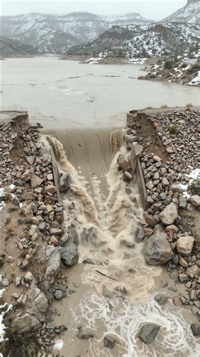Walnut Grove Dam Failure Simulation— USA, 1890｜Snowmelt Flood＋Overtop｜4K