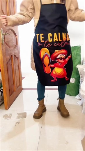 Funny Cartoon Character Apron for Cooking