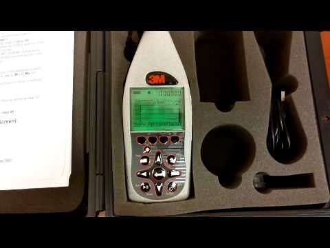 3M Sound Pro- Sound Level Meter Operation