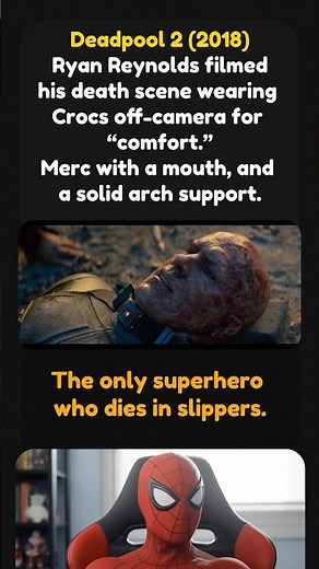 Deadpool 2 (2018), Ryan crocs off-camera for comfort.!😬🫣 #marvel #deadpool