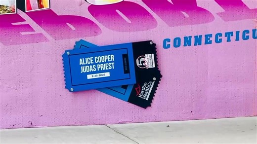 Judas Priest soundcheck Tonight at Bridgeport, CT, USA at Hartford HealthCare Amphitheater with Alice Cooper Scott BraunNYC reporting for The Metal Voice | The Metal Voice