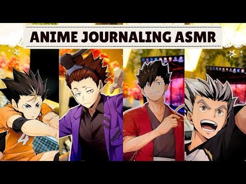 Anime Journaling ULTIMATE Haikyuu Compilation 🏐 All Characters Satisfying ASMR Marathon