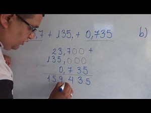 ADDITION AND SUBSTRACTION OF DECIMALS