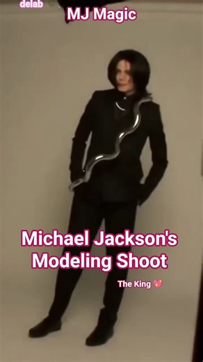 Michael Jackson Modeling Photo Shoot. #delab #michaeljackson #mj #entertainment #popmusic