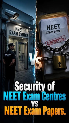 NEET Exam Centre Security vs. NEET Paper Security! 🕵️‍♂️❌📄🤡