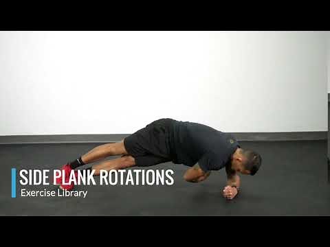 Side Plank Rotations - OPEX Exercise Library