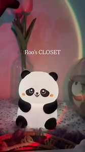 Soft Silicon Panda Lamp 💡 | Roo's CLOSET