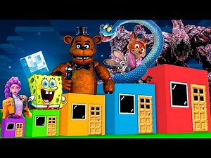 Ne CHOISISSEZ pas la mauvaise BASE SECRETE sur Minecraft ! ( Rumi , Zootopia , Stranger things ... )