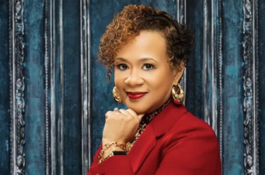 Georgia PSC democratic candidate Dr. Alicia Johnson celebrates projected win at watch party