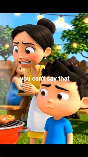 😆 "Johnny! You Can't Say That! " - Little Johnny Joke - Learning Prompts For AI. #shorts #animation