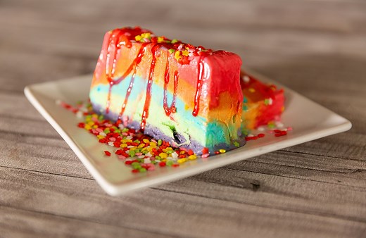 Cómo hacer helado arcoíris