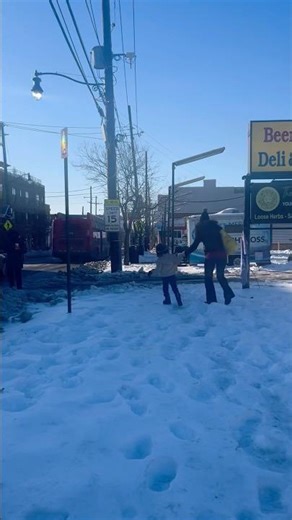 Walking on Ice to Read: Kids Trying to Reach Anacostia Library with No Sidewalks After the Storm— DC