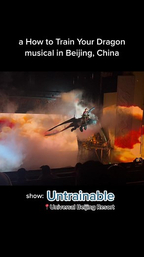 Toothless Makes a Spectacular Entrance in the How to Train Your Dragon Musical