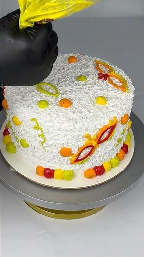 Colorful Carnival Cake Decoration Can't Stop Watching #SatisfyingVideos #CakeArt