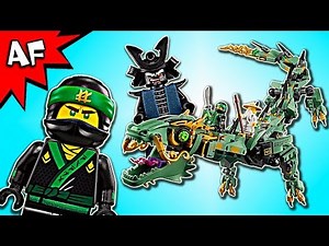 Lego Ninjago Movie: Green Ninja MECH DRAGON 70612 Animation & Speed Build