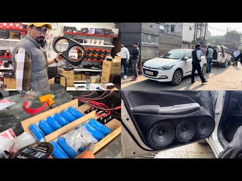 CUSTOM DOOR PODS IN SWIFT 8inch MID ! 10000 rms installed in Scorpio N !