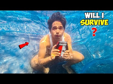Loser Will Eat Jolo Chips - Underwater Breath Challenge