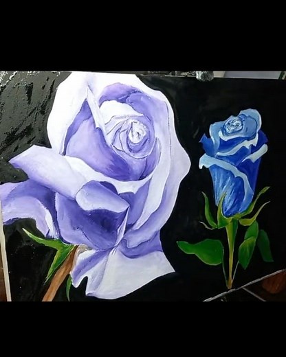 Rose Oil Painting | Quick Beginner Tutorial #oilpainting #art #tutorial #beginners