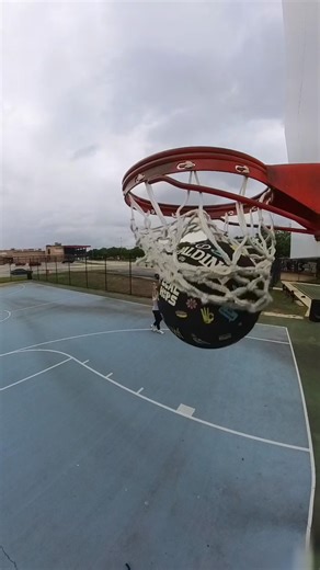 Splash the net no matter the hoop #basketball #ballislife #bball #sports #shorts #fyp