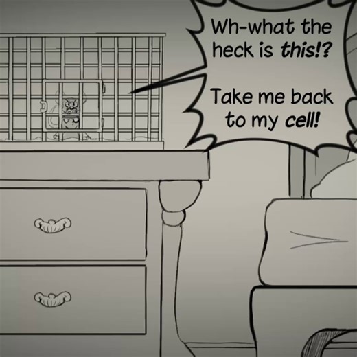 Princess Nino: Prison Break (Vore Comic Dub) (2/8)Artist: @MuhnykinsPrisoner VA: @coblin_yeenaPrincess VA + VFX/SFX: MeThe mouse prisoner finds himself suddenly trapped in a cage, completely alone with the princess. What could possibly be her intent with him? :3