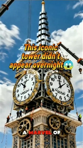 Mecca’s iconic clock tower, built in a breathtaking timelapse.