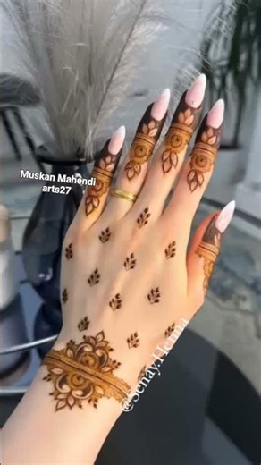 mahendi design simpal bark hand 🥰✨ #mahendidesign #mehndi #mehndi #newmahendi #henna #hennadesign