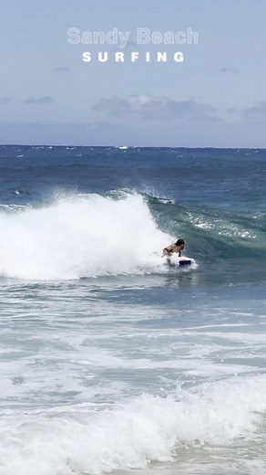 1.5K views · 28 reactions | Sandy Beach in Oahu Hawaii is known for its powerful, hollow shorebreak that is best for experienced body surfers and bodyboarders due to its intensity #sandybeach #hawaiiasurfer #waves #surfer #bodyboarder | Marcelino Lopez | Facebook