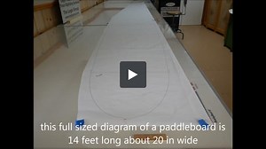 to show digitizing a large plan , cutting the piece and laying it back on the plan