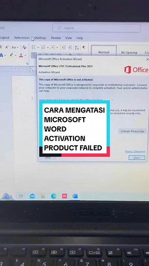 Tips dan Trik Mengatasi Microsoft Word Product Activation Failed