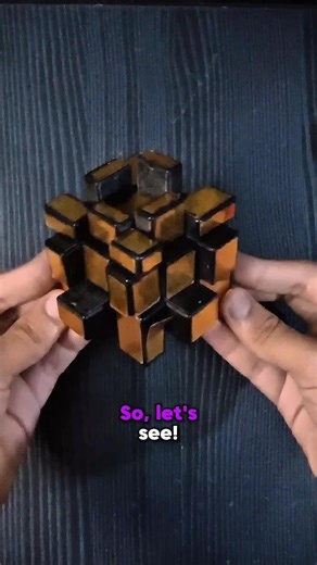 Can I solve the mirror cube? #rubikscube #cubing #viral #shorts