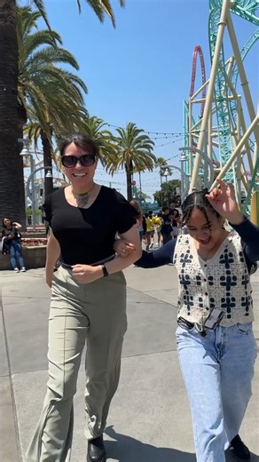 That feeling when you get a Bring-A-Friend Ticket as part of your Pass Perks so you can treat your bestie to a park day ❤️ #knottsberryfarm #knotts #themepark #amusementpark #trend #coaster #rollercoater #good #time #better #together | Knott's Berry Farm