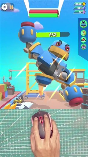 GRUNT's SWING ATTACKS! 🤯 Mechangelion Robot Fighting SHORTS