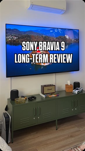 Long-term Sony Bravia 9 Mini-LED TV review 📺 when I moved into a new place, I wanted to see if a big Mini-LED TV could make me forget about buying an OLED, considering all the natural light coming in through those windows. Don't get me wrong, I still think OLED is 👑 but the same way you decorate to complement the details of a home, which TV you buy should respect the space where you're setting it up. Which TV should I do a long-term review of next 🤔 #sonybravia9 #sonytv #tvreview #miniledtv #