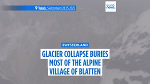 Massive glacier landslide devastates Swiss village, missing person search continues