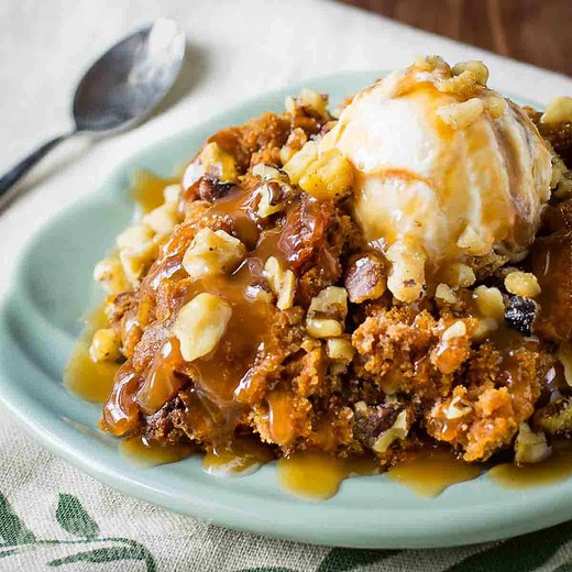 Crockpot Pumpkin Dump Cake