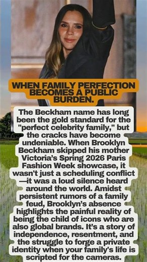 The Beckham Family Rift: Why Brooklyn Stayed Away! ✈️ #beckhams