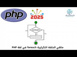24 - ماهي الحلقة التكرارية foreach في اللغة - Learn PHP Full Course for Beginners