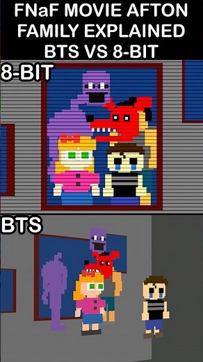FNaF Movie Afton Family Explained - BTS VS 8-Bit