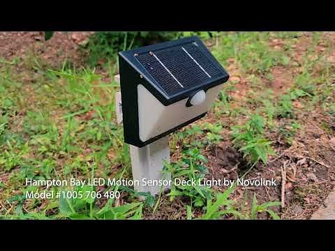 Wireless Solar Deck Lights from Hampton Bay