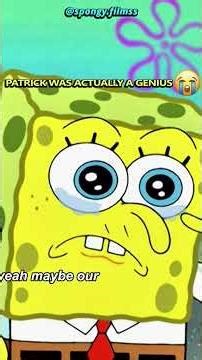 Patrick with a brain was NOT supposed to happen 😭#spongebob #patrickstar #cartoon #nostalgia #shorts