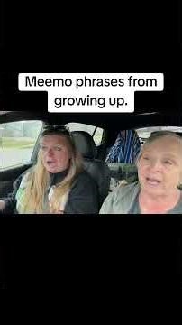 Phrases and sayings from when Meemo was growing up Part 1