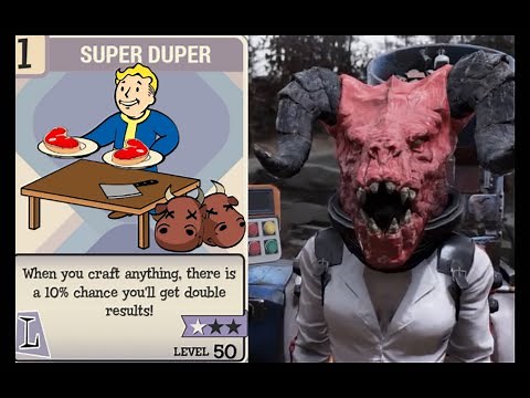 QUiCK GUiDE: Super Duper Perk Card Fallout 76 Wastelanders How do I use What is the crafting ammo