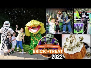 Brick or Treat Legoland Florida 2022 | NEW Lego Halloween Characters, Treats & Shows