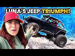Luna's Jeep Triumph: Conquering Tough Off-Road Obstacle - Off Road n Chill Experience