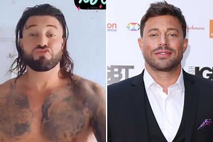 Blue singer Duncan James looks unrecognisable with long hair and tattoos