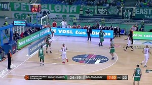 Deon Thompson steals the ball to end with the slam! #7DAYSMagicMoment | EuroLeague